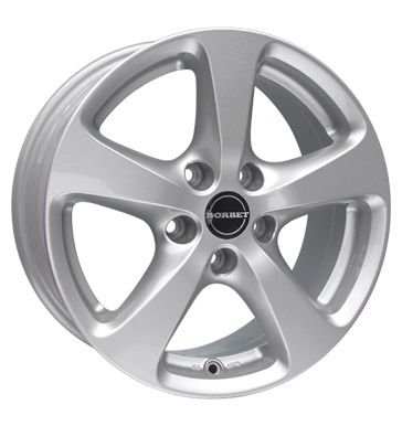 ALU FELNE BORBET CC KRISTAL SILVER 8*17/5*112